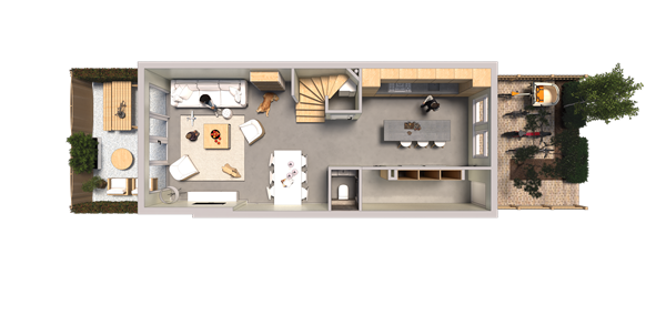 Floorplan - Fahrenheitstraat 128, 1097 PX Amsterdam